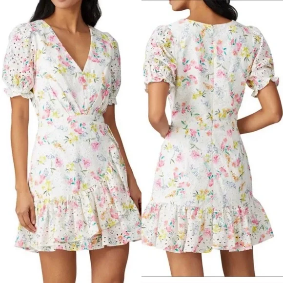 Yumi Kim | Dresses | Yumi Kim Be The One Floral Eyelet Cotton Mini Dress |  Poshmark